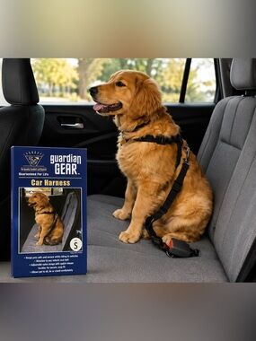 Guardian Gear Pet Car Harness Size Small | Dog Vehicle Safety Seat Belt Harness